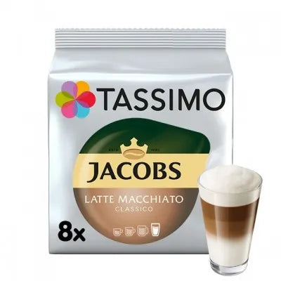 Tassimo Jacobs Latte Macchiato Classico - 8 içecek