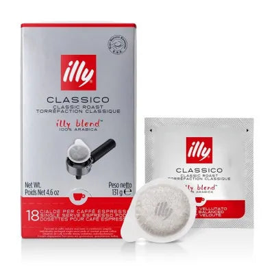 KOMBO TEKLİF - illy Classico - ESE dozları - 24 adet. Her biri 18 doz