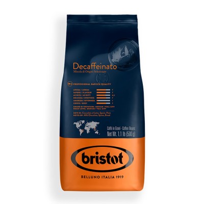 Bristot Caffè Kafeinsiz fasulye 0.500 kg (Kahve)