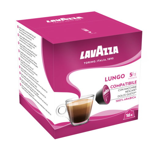 Lavazza Lungo DG kapsülleri 16 adet.