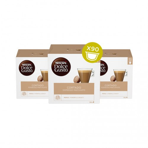 NESCAFÉ Dolce Gusto Cortado Espresso Machiato Magnum kapsülleri 90 adet.