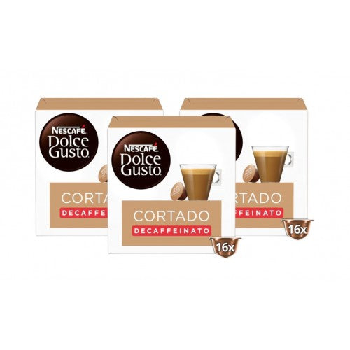 NESCAFÉ Dolce Gusto Cortado Espresso Macchiato Decaffeinato kapsülleri 48 adet.