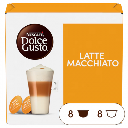 NESCAFÉ Dolce Gusto Latte Macchiato kapsülleri 16 adet.