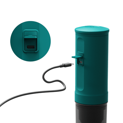 Outin Nano Taşınabilir Espresso Makinesi (Renk: Outin Teal)