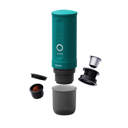 Outin Nano Taşınabilir Espresso Makinesi (Renk: Outin Teal)