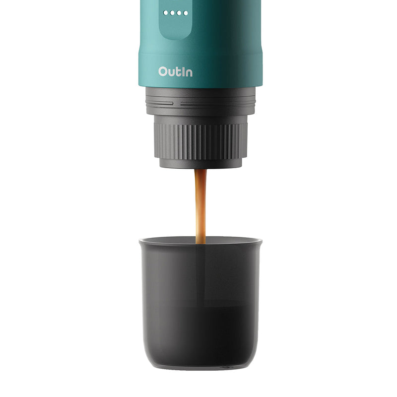 Outin Nano Taşınabilir Espresso Makinesi (Renk: Outin Teal)