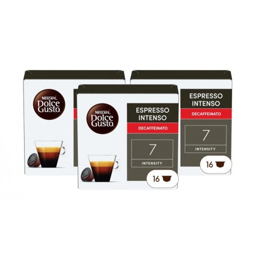 NESCAFÉ Dolce Gusto Espresso Intenso Decaffeinato kapsülleri 48 adet.